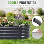 INNO STAGE 3Pcs Galvanized Raised Garden Bed Kit, Outdoor Metal Raised Garden - Image 3