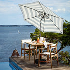 JEAREY 7.5FT Patio Umbrella Outdoor Market Umbrella - Image 4