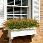 Ivydale 12Pcs Artificial Plants Outdoor Fake Plastic Grass Spring Decor UV - Image 5