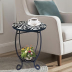 LIFFY Outdoor Side Table, Indoor Small Decorative Plant Stand & End Table - Image 6