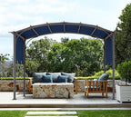 85''x 208'' Universal Doubleton Steel Pergola Replacement Cover - Image 7