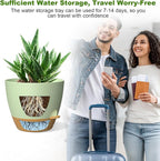 12 Inch Large Self Watering Pots, Flower Pots - Image 5