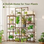 Plant Stand Indoor Outdoor 63" Tall Plant Shelf - Image 2