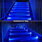 VOLISUN Solar Stair Lights 8 Pack, Solar Step Lights Outdoor Waterproof IP67 - Image 3