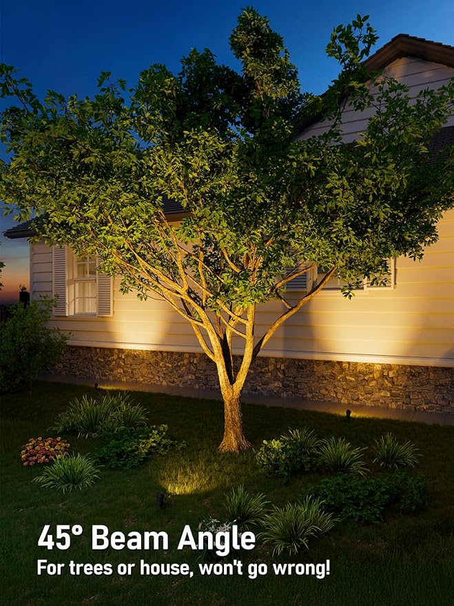 LEONLITE Low Voltage LED Landscape Spotlight, 5W 12V Pathway Lights Outdoor - Image 2