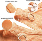SUNLAX Sun Shade Sail 16' x 21' Peach Fuzz Rectangle Canopy Sail Shade Cover UV - Image 3