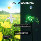 Solar Powered Outdoor Garden LED Light Color Charging Figurine Stake Landscape - Image 3