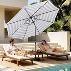 MEWAY 9ft Patio Umbrella Outdoor Table Umbrellas - Image 3