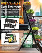 5-Tier Vertical Garden Bed Planter Boxes - Image 3