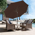 JEAREY 9FT Outdoor Patio Umbrella Outdoor Table Umbrella - Image 4