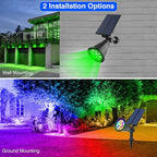 T-SUN Solar Spotlights for Outsides, Christmas Solar Lights Outdoor Waterproof - Image 4