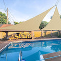 E&K Sunrise 15' x 15' x 15' Sun Shade Sail Triangle Canopy Shade Cover UV Block by EKSUNRISEINC