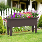 Giantex Raised Garden Beds Outdoor Set of 2, Self-Watering Planter Box - Image 2