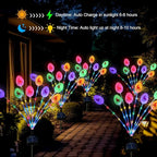 Lmtocs Solar Easter Decorations Outdoor Stake Lights, 2 Packs 16LED Solar Egg - Image 2