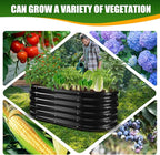 17" Tall Elevated Oval Metal Raised Garden Bed - 4ft x 2ft in Size and 0.8MM - Image 5