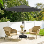 MEWAY 9ft Patio Umbrella Outdoor Table Umbrellas - Image 2