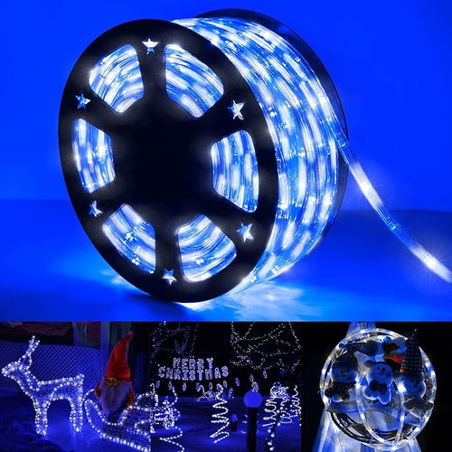 100ft LED Rope Lights Outdoor, 720 LED Connectable and Flexible Tube Lights by Jnaurb