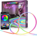 100FT LED Neon Rope Lights, Flexible Led Rope Lights Control by Unknown