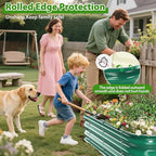 Galvanized Raised Garden Bed for Gardening, Modular Above Ground Growing - Image 8