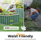 KING BIRD Galvanized Raised Garden Bed - Image 5