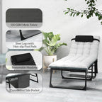 Outsunny Chaise Lounge Chair Outdoor Set of 2, 5-Position Adjustable Outdoor - Image 7