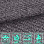 SUNLAX Sun Shade Sail 10' x 10' x 10' Dark Grey Triangle Canopy Sail Shade - Image 5
