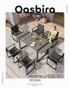 Outdoor Dining Table for 6, HDPS+ Aluminum Patio Dning Table - Image 5