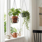 Goaste 2 Pack Metal Plant Hanger, Hanging Plant Holder - Image 8