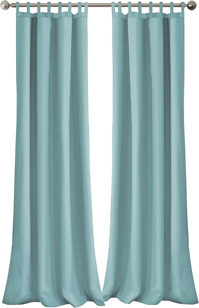 Elrene Home Fashions Matine Weatherproof Tab-Top Indoor/Outdoor Solid Color by ElreneHomeFashions
