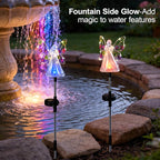Angel Solar Lights for Cemetery Memorial Gift Grave Decorations Solar Angel - Image 4
