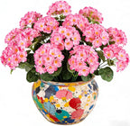 Artificial Geraniums Flowers for Outdoors, 6 Bundles Realistic Silk Fake - Image 7