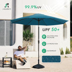 JEAREY 9FT Outdoor Patio Umbrella Outdoor Table Umbrella - Image 3