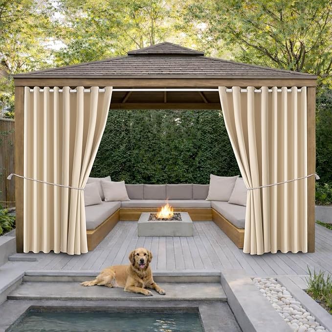 DIVA EN CAMINO DEC Waterproof Outdoor Curtain W105 x L95 by DivaenCamino