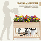 Yaheetech 47x23x32in Wooden Raised Garden Bed - Image 7