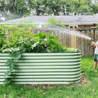 32" Extra Tall Raised Garden Bed Kits, 2.5 x 9.5 x 2.7ft Deep Root 10 in 1 - Image 9