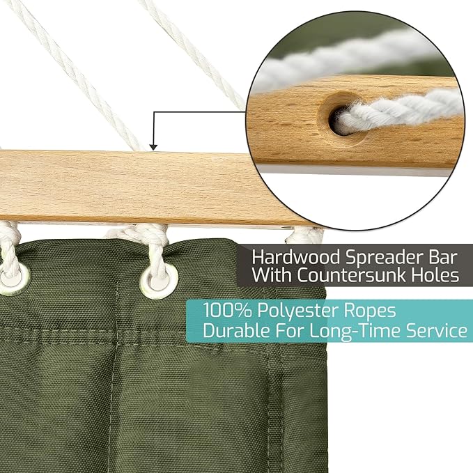 Double Quilted Fabric Hammock - Image 5