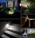 MEIHONG Solar Spot Light Outdoor, Waterproof LED Landscape Lights Dusk to Dawn - Image 3