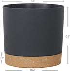 kubvici Plant Pots for Indoor Plants, 2 Pack 12 Inch Pots for Plants, - Image 2