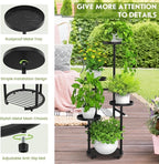 TOSKING 5 Tier Tall Plant Stand Indoor Outdoor, Heavy Duty Corner Plant Stand - Image 7