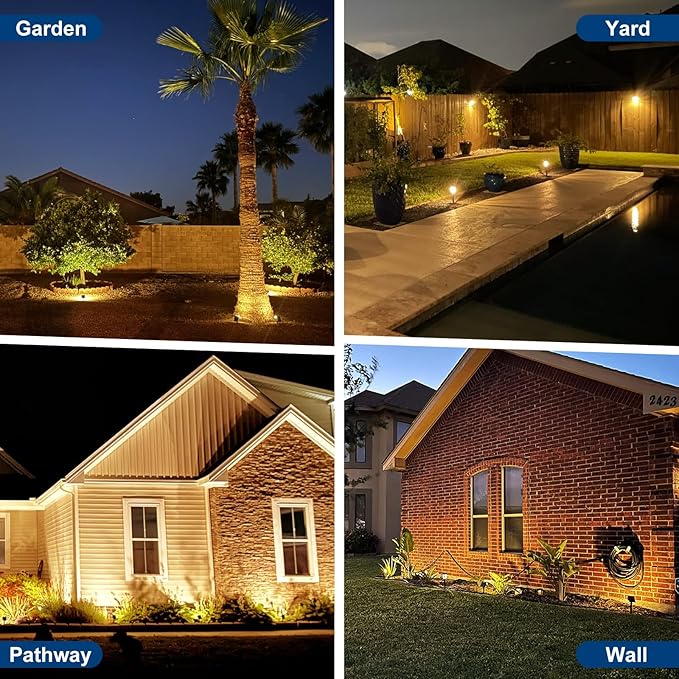 Solar Spot Lights Outdoor, 10 Pack/56 LED Outdoor Lights - Image 6