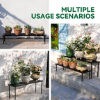 Metal Plant Stand, Rust-proof Aluminum Flower Pot Stand, Heavy Duty Planter - Image 8