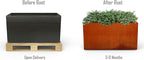 Plantercraft Corten Steel Planter, Large Rectangular Planters - Image 7