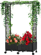 Planter with Trellis Raised Garden Beds, 4.5ft Tall with Screen Indoor Outdoor - Image 8