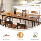 Tangkula 79 Inch Outdoor Dining Table - Image 4