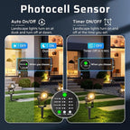 Plug and Play Low Voltage Landscape Lighting Kit, Warm White Waterproof Outdoor - Image 2