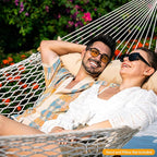 Lazy Daze Hammocks Double Rope Hammock, 2 Person Traditional Outdoor Hand Woven - Image 7