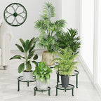 5 Pack Plant Stand for Flower Pot Heavy Duty Potted Holder Home, Round Plant by Unknown