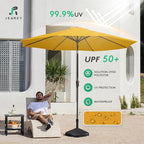 JEAREY 9FT Outdoor Patio Umbrella Market Umbrella - Image 3