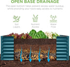 Best Choice Products 4x2x2ft Outdoor Metal Raised Garden Bed, Deep Root Box - Image 5