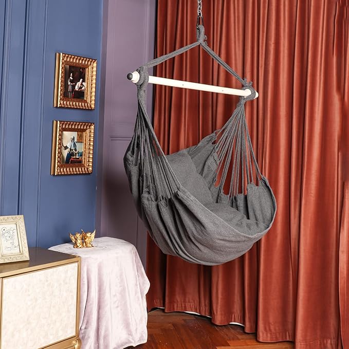 Highwild Hammock Chair Hanging Rope Swing - Image 8